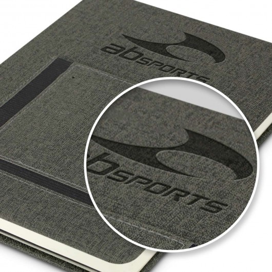 Pocket Heather Notebooks Thermo Debossing